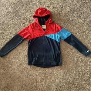 Hollister Tri-color Quarter-zip Sweatshirt